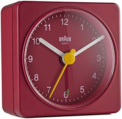 Braun Classic Travel Analogue Alarm Clock BC02R