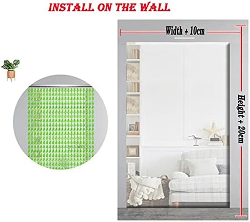 GDMING Natural Bamboo and Wood Beaded Curtain for Doorways and Windows