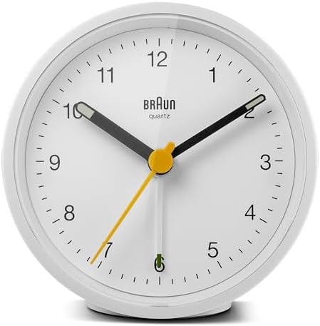 Braun Classic Analogue Alarm Clock with Snooze and Light