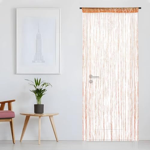 Shiny Door Beads Curtain 39x79 Orange