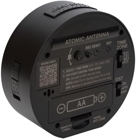 La Crosse Technology 4 Inch Atomic Alarm Clock