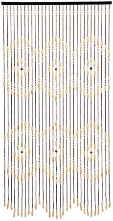 Wooden Bead Curtain Divider for Home Decor