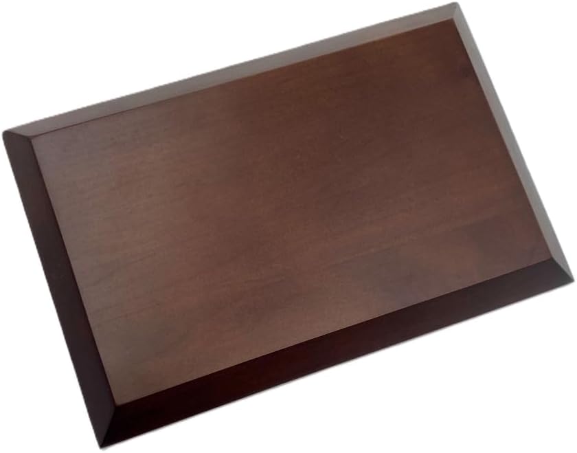 Dark Brown Solid Cherrywood Pedestal Display Base 1