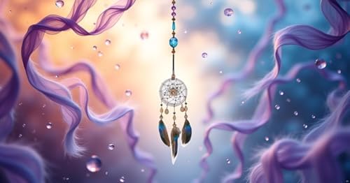 Galepromot Dream Catcher Feather Beads Hanging Ornament