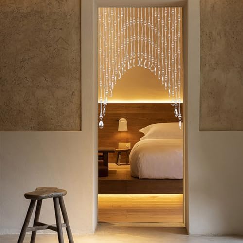 Crystal Glass Beaded Curtain for Door Partition