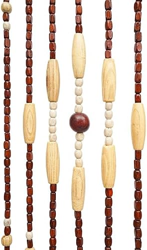 Wooden Bead Curtain Divider for Home Decor
