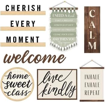 Organic Modern Mini Bulletin Board Set 79 Pieces
