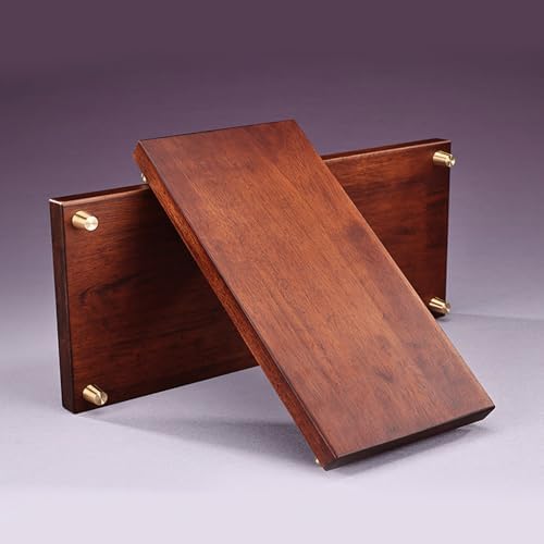GOLDY WENDY Rectangular Wooden Tray Pedestal Base