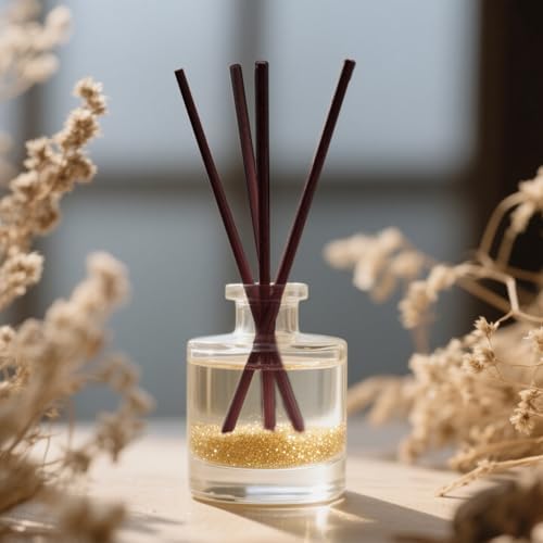 MysticHome 16PCS Natural Reed Diffuser Sticks - Strong Scent for Large Rooms Bathroom Bedroom