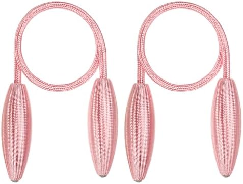 PATIKIL Pink Curtain Tiebacks 2 Pack Holdbacks