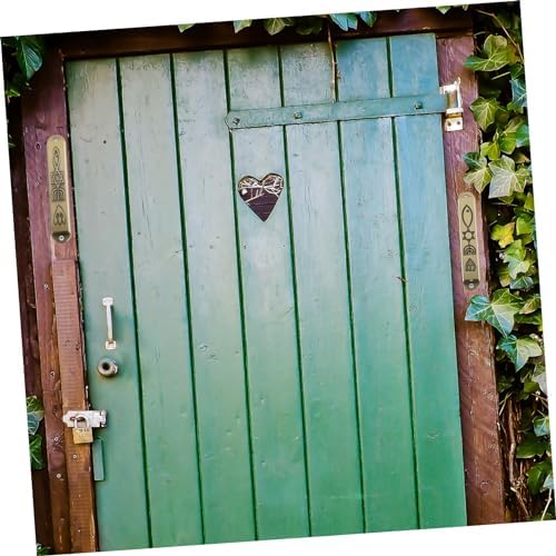 Ipetboom Metal Mezuzah Ornament 2-Piece Set for House Decor