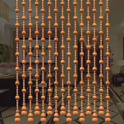 NESLAY Wooden Beaded Curtains Room Divider