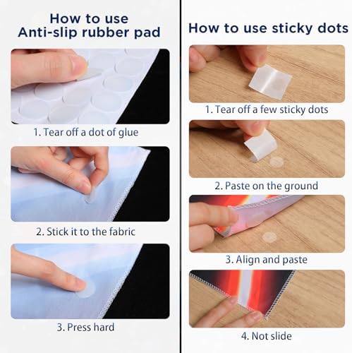 Haull Neon Dance Floor Glow in the Dark Runner UV Reactive Blacklight Party Decor