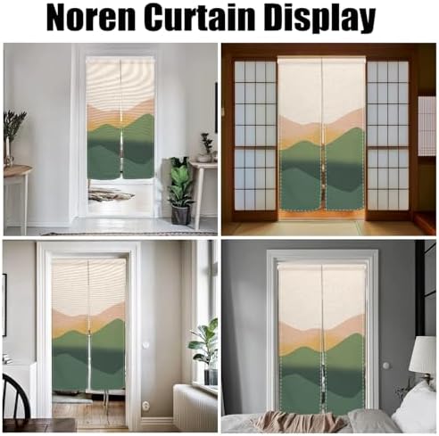 Japanese Noren Door Curtain 335x709 Inch Privacy Divider Decor