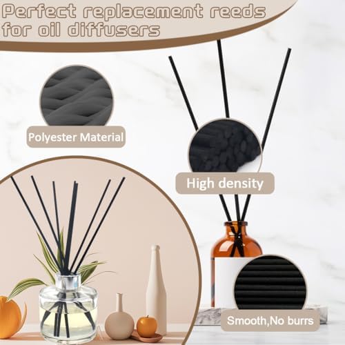 100PCS Reed Diffuser Sticks 3mm 12 Inch White