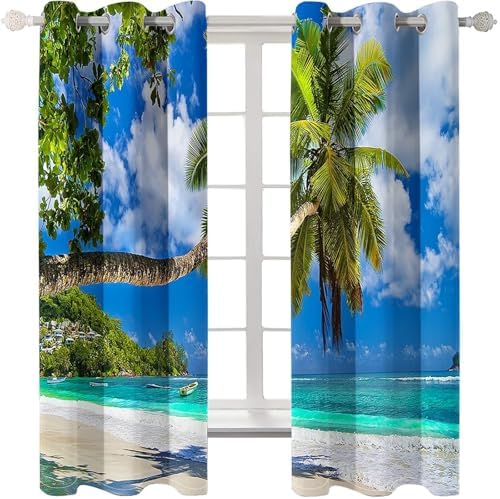 Homxi Blackout Curtains Set of 2 for Dining Room