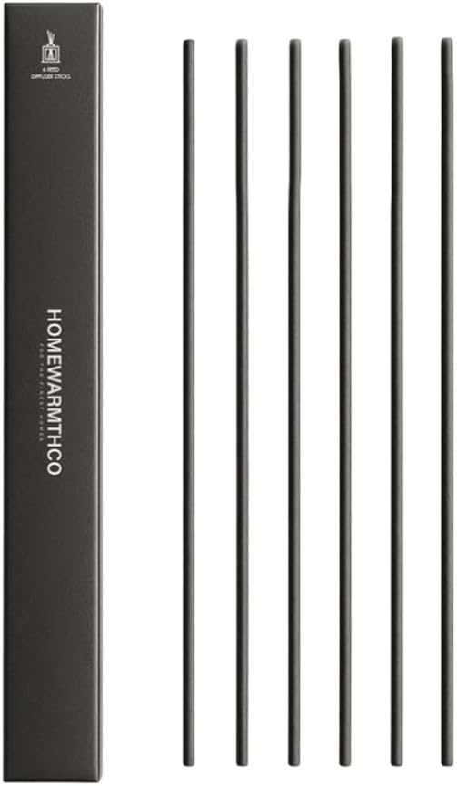 6 Pack Black Reed Diffuser Sticks 75in x 35mm