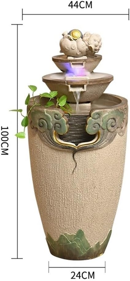 Cascading Rock Outdoor Water Fountain for Relaxation