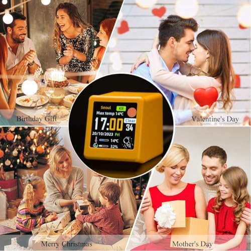 Color Display Alarm Clock with Weather Calendar and Wi-Fi