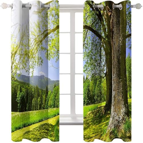 Homxi Blackout Curtains 2 Panels Set for Dining Room and Kitchen Windows
