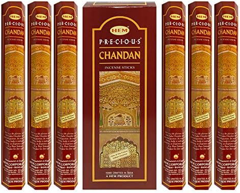 TRUMIRI Precious Chandan Incense Sticks and Holder Set