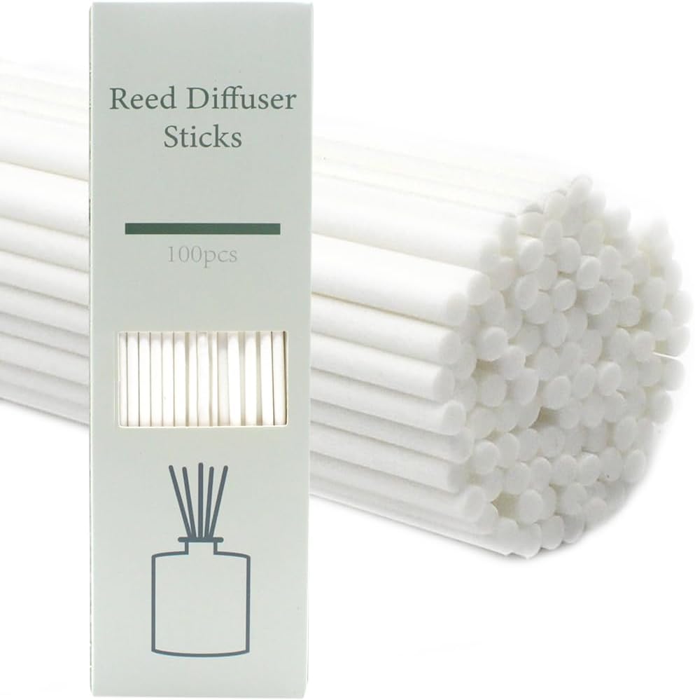 100PCS Reed Diffuser Sticks 3mm 12 Inch White