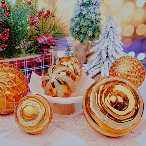 Dohance 2-Piece Shatterproof Christmas Ornament Set