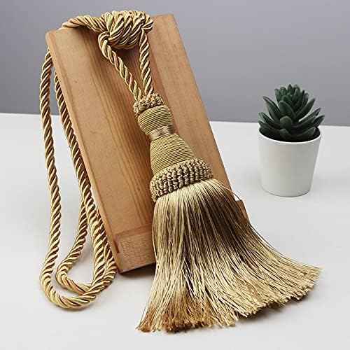 Tassel Tiebacks for Curtains - 2Pc Durable Holders