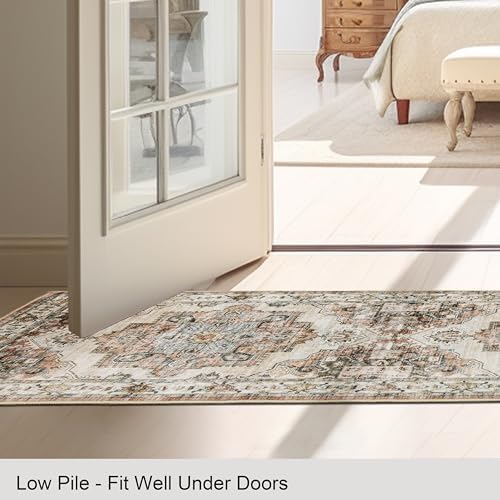 Washable Runner Rug 2x10 Non-Slip Kitchen Runner for Home