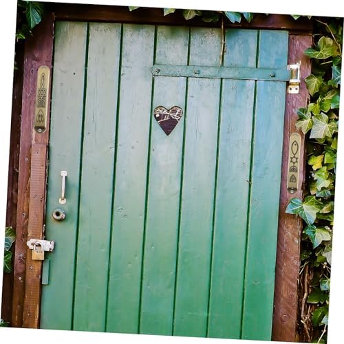 2pcs Metal Mezuzah Door Decor Holy Scroll for Home Blessing and Protection