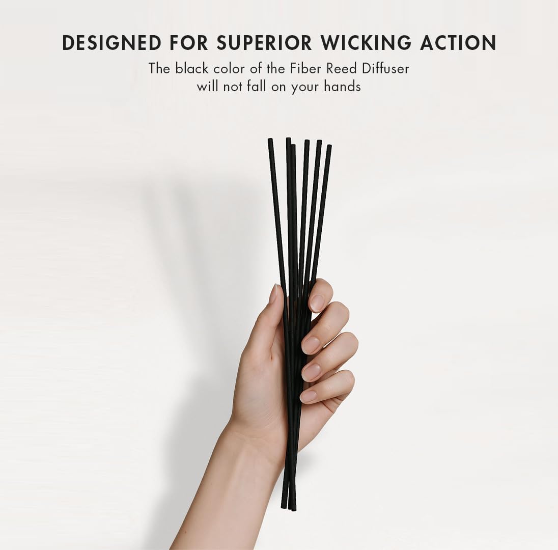 6 Pack Black Reed Diffuser Sticks 75in x 35mm