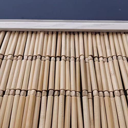 CHUNJIMAN Bamboo Beaded Door Curtain Panel Screen Decorative Divider