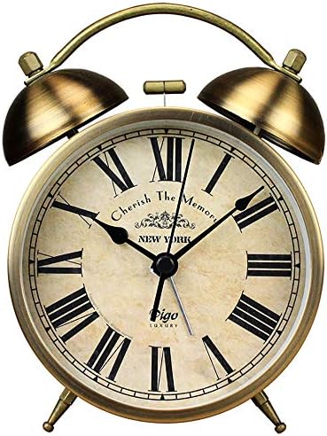 Maxspace Retro Analog Metal Table Clock