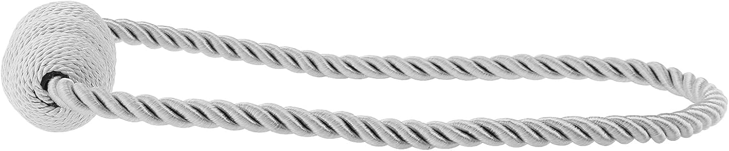 Magnetic Curtain Tiebacks 4 Pack for Window Drapes
