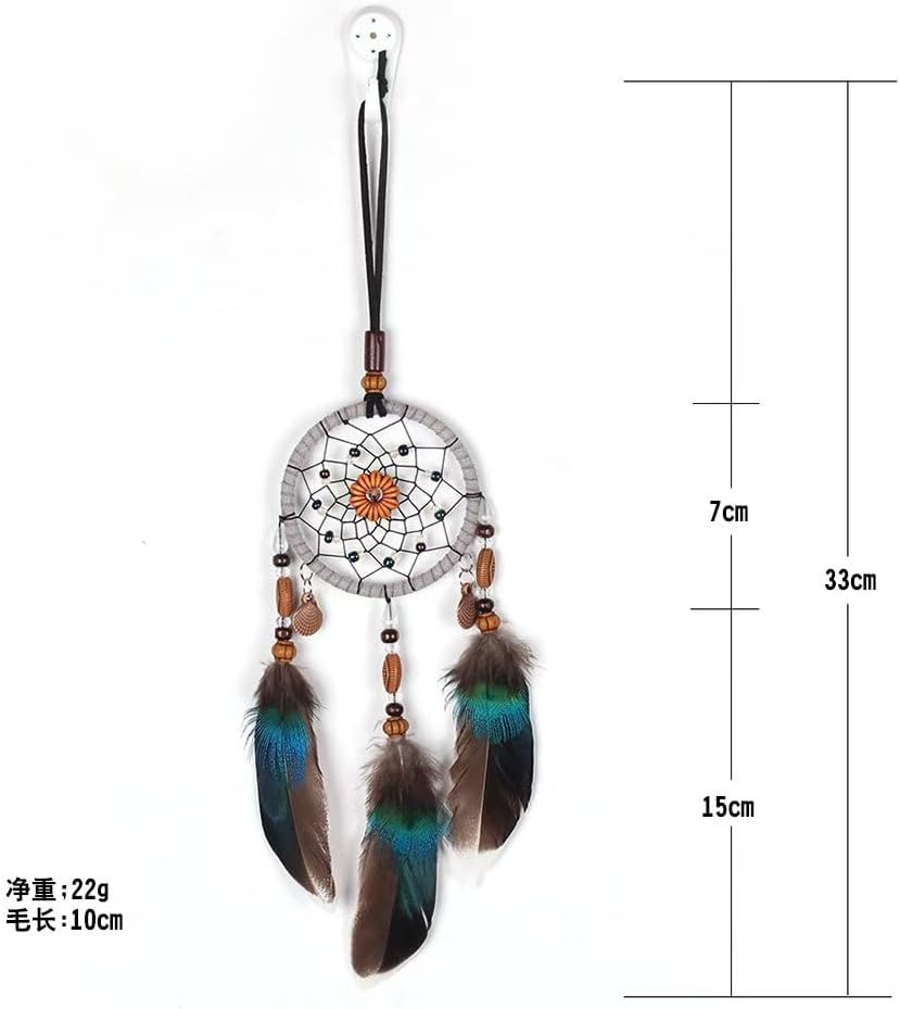 Galepromot Dream Catcher Feather Beads Hanging Ornament