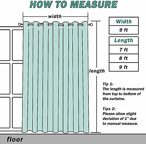 Victree Room Divider Curtain 9ft x 7ft Dark Grey