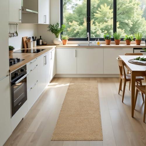Softlife Hallway Runner Rug 2x6 ft Brown