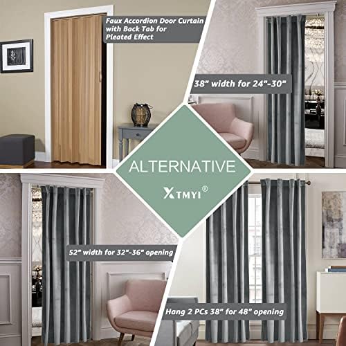 XTMYI Velvet Privacy Room Divider Curtains