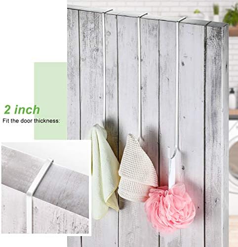Hotop 15 Inch Wreath Hangers 6 Pieces White