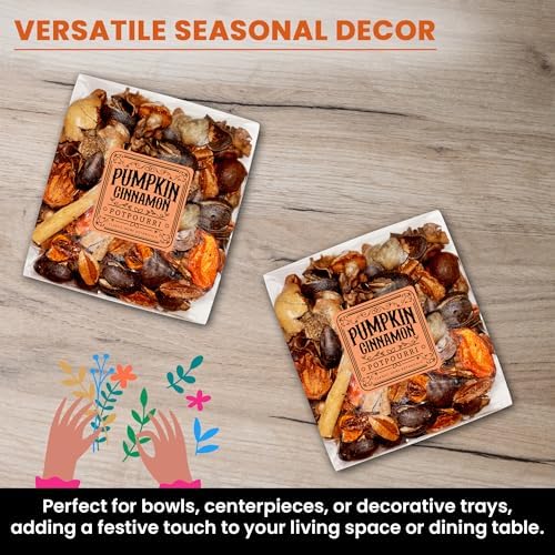 Pumpkin Cinnamon Fall Potpourri Bag - Cozy Autumn Scent