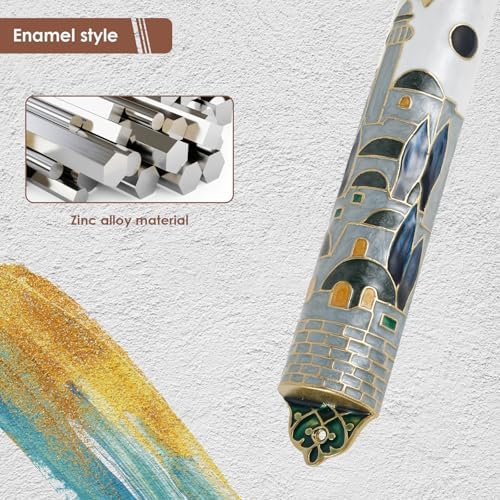 Hand Painted Mezuzah Zinc Alloy Enamel Decorative Mezuzah Colorful