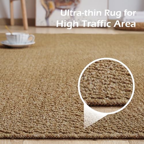 Softlife Hallway Runner Rug 2x6 ft Brown