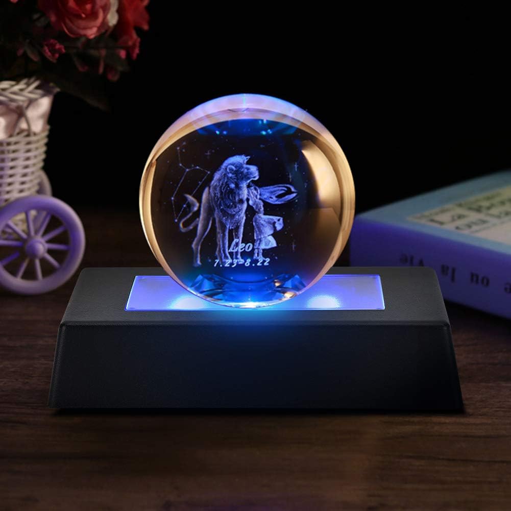 LED Display Base 7 Color Changing Light Stand for Crystal Art Jewelry