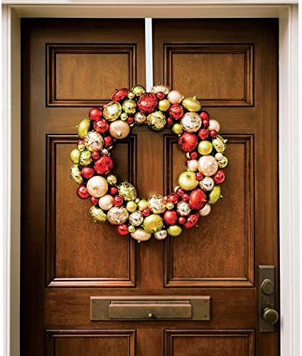 AnapoliZ 15 Inch White Wreath Door Hanger