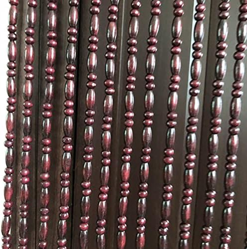 Wood Beaded Door Curtains for Bedroom and Entryway
