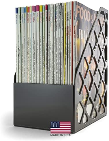 Officemate Recycled Magazine File Black 6 Pack