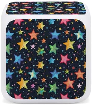 Colorful Stars LED Alarm Clock with Night Light