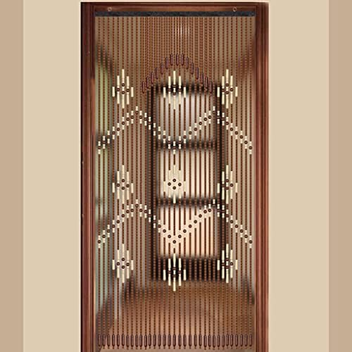 Natural Wood Beaded Curtains for Doorways
