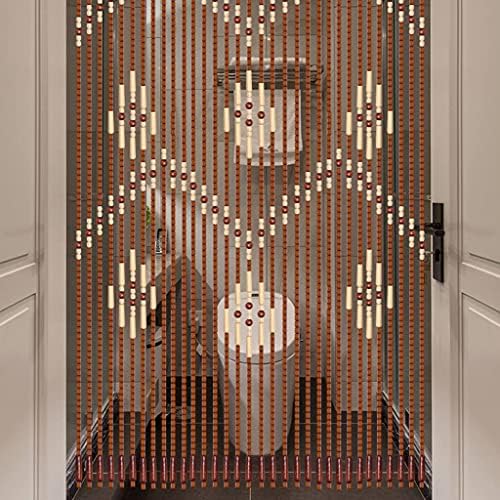 Natural Wood Beaded Curtains for Doorways