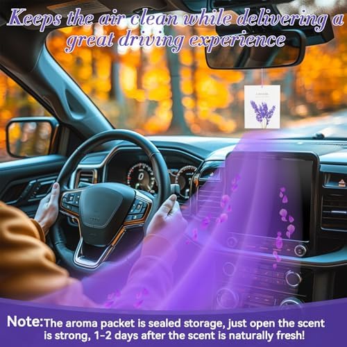 10 Pack Lavender Aromatic Sachets - Drawer Car Home Fresheners